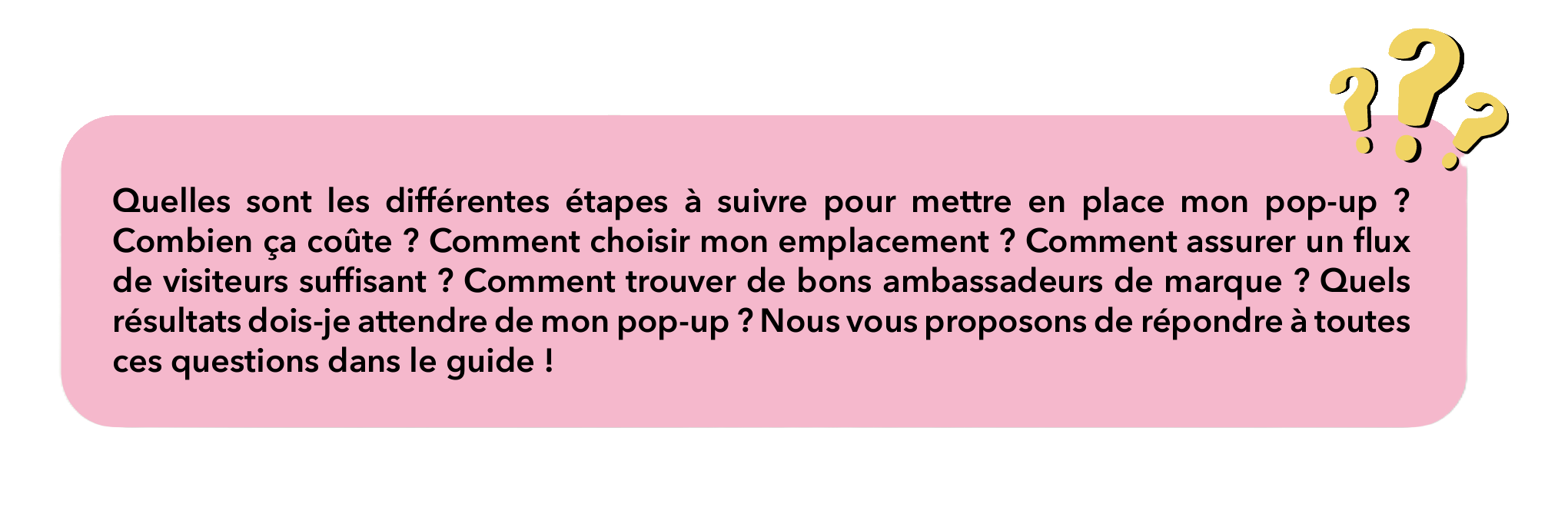 étapes à suivre pour mettre en place son pop-up