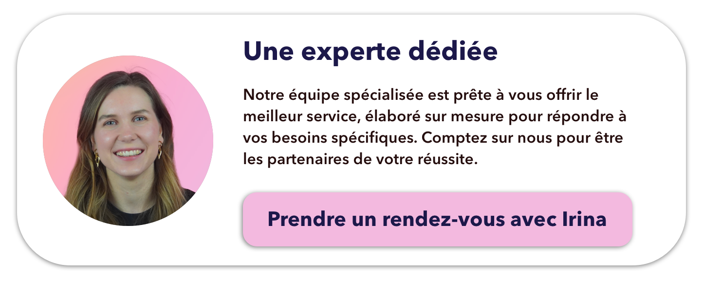 prendre rendez-vous avec experte pop-up