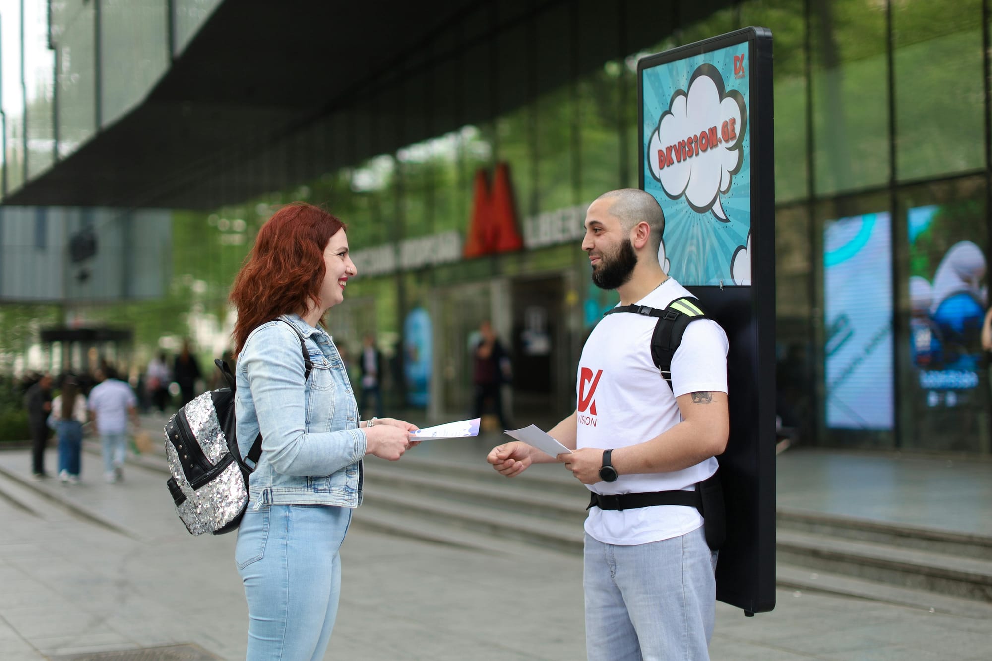 opération de street marketing Paris